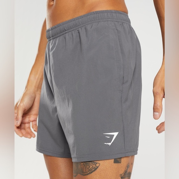 Gymshark Arrival 5” Slim Fit gray shorts size small - Picture 2 of 9